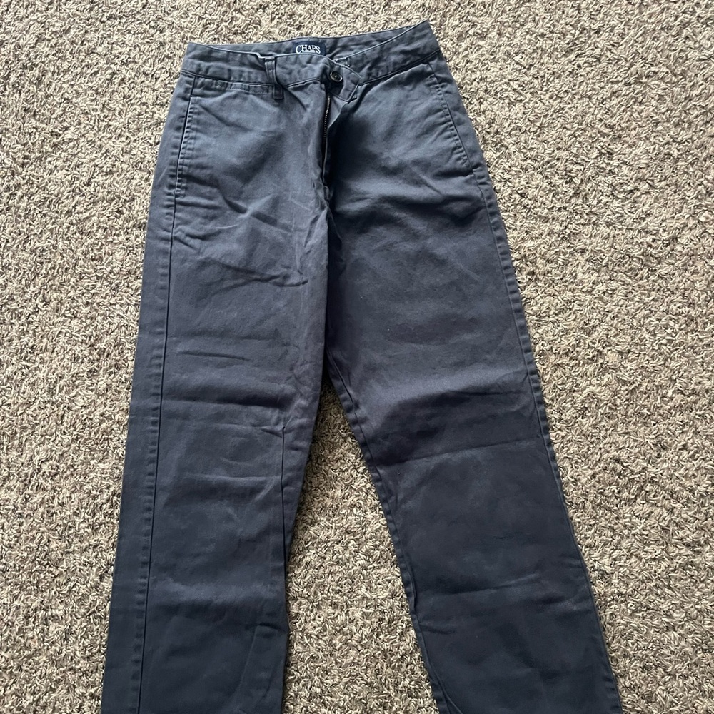 Chaps Kids Casual Pants in Dark grey boys size 14
